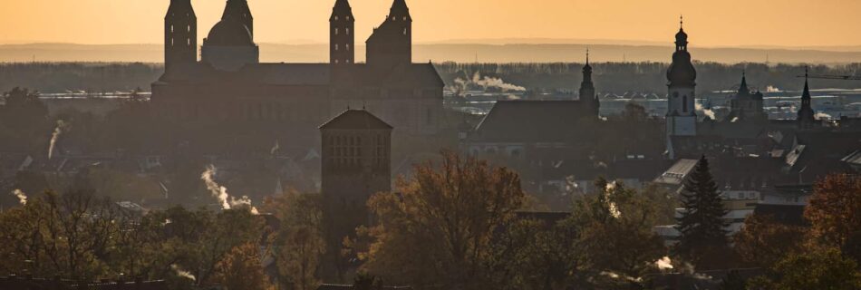 Dom zu Speyer im Gegenlicht